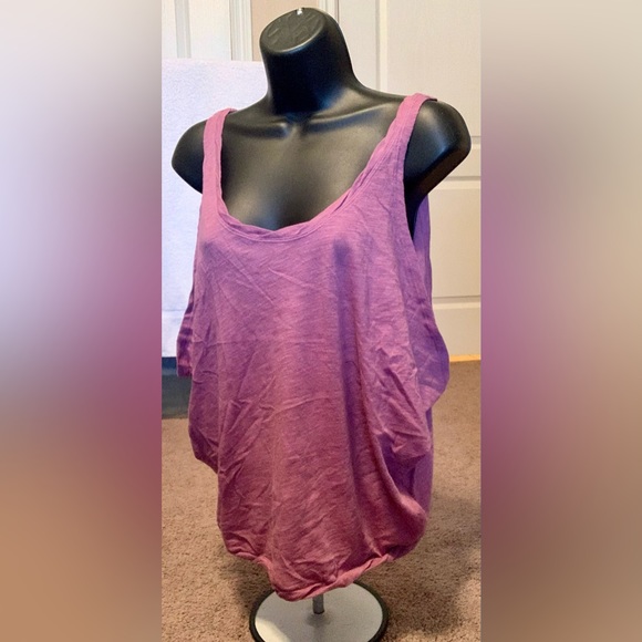 FREE PEOPLE - WE THE FREE - ALKANET PURPLE PEARL TANK TOP - Picture 3 of 10